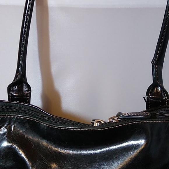 Giani Bernini black leather domed satchel - Picture 16 of 16